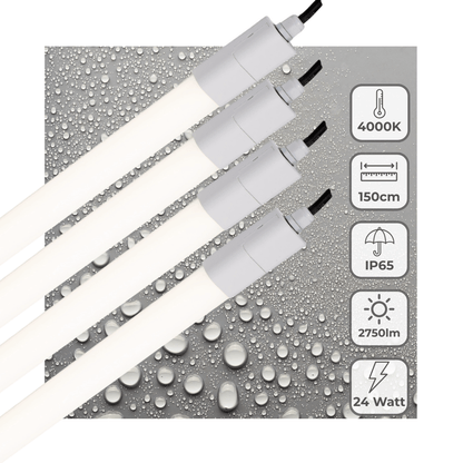 LED buislamp 150cm IP65 4000K 2750lm 24W