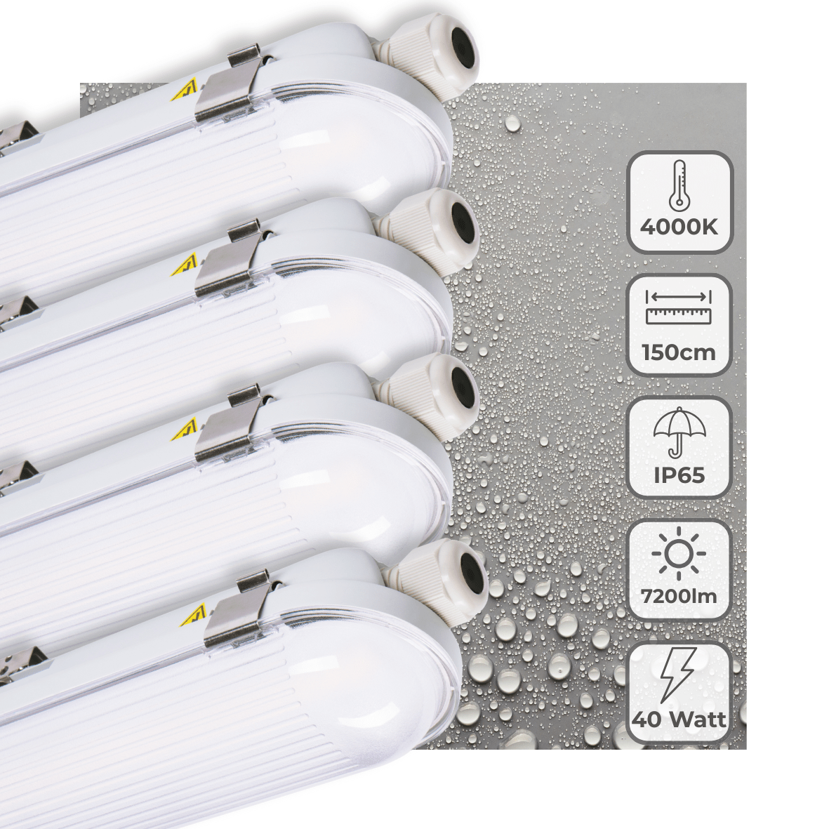 Comnox - Philips LED's Light Pro TL armatuur - Koppelbaar en Robuust - 150 cm