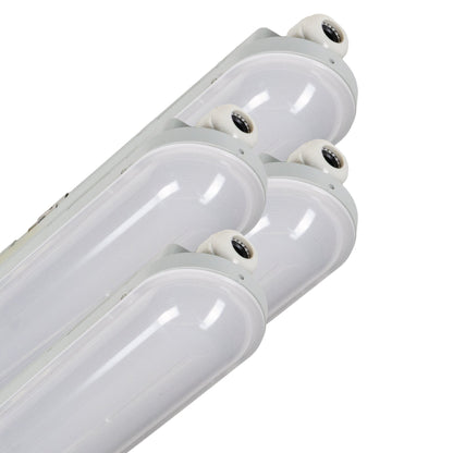 Set van 4 LED TL-armaturen – 120 cm – IP65