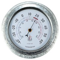 NeXtime Lily - Weerbestendige Tuinthermometer - Metaal 22cm