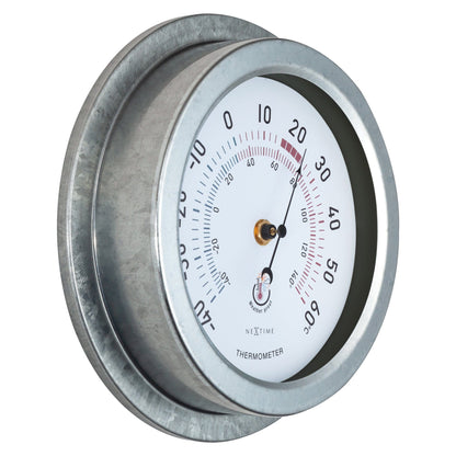 NeXtime Lily - Weerbestendige Tuinthermometer - Metaal 22cm