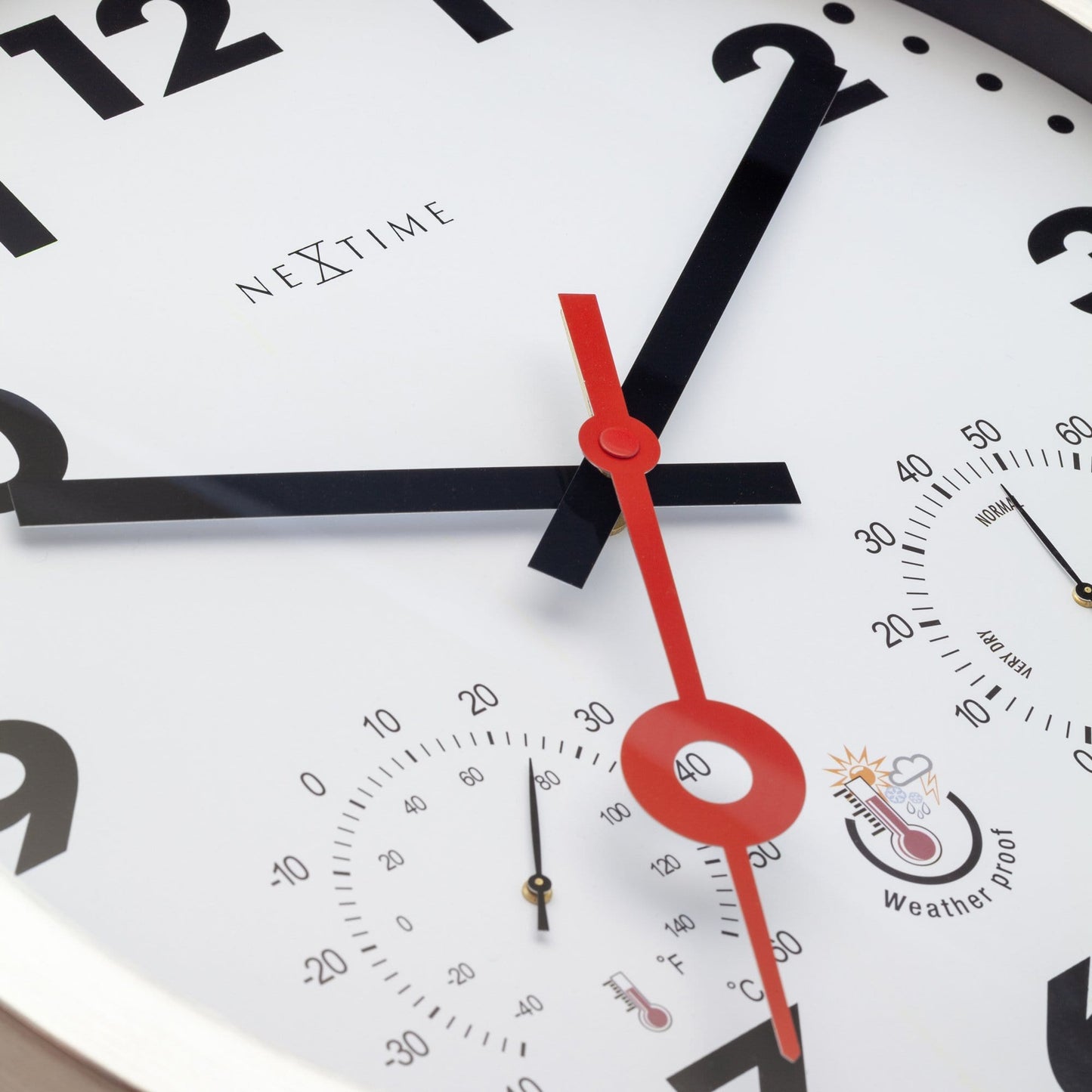 NeXtime Clematis - Weerbestendig Weerstation - 35cm Aluminium