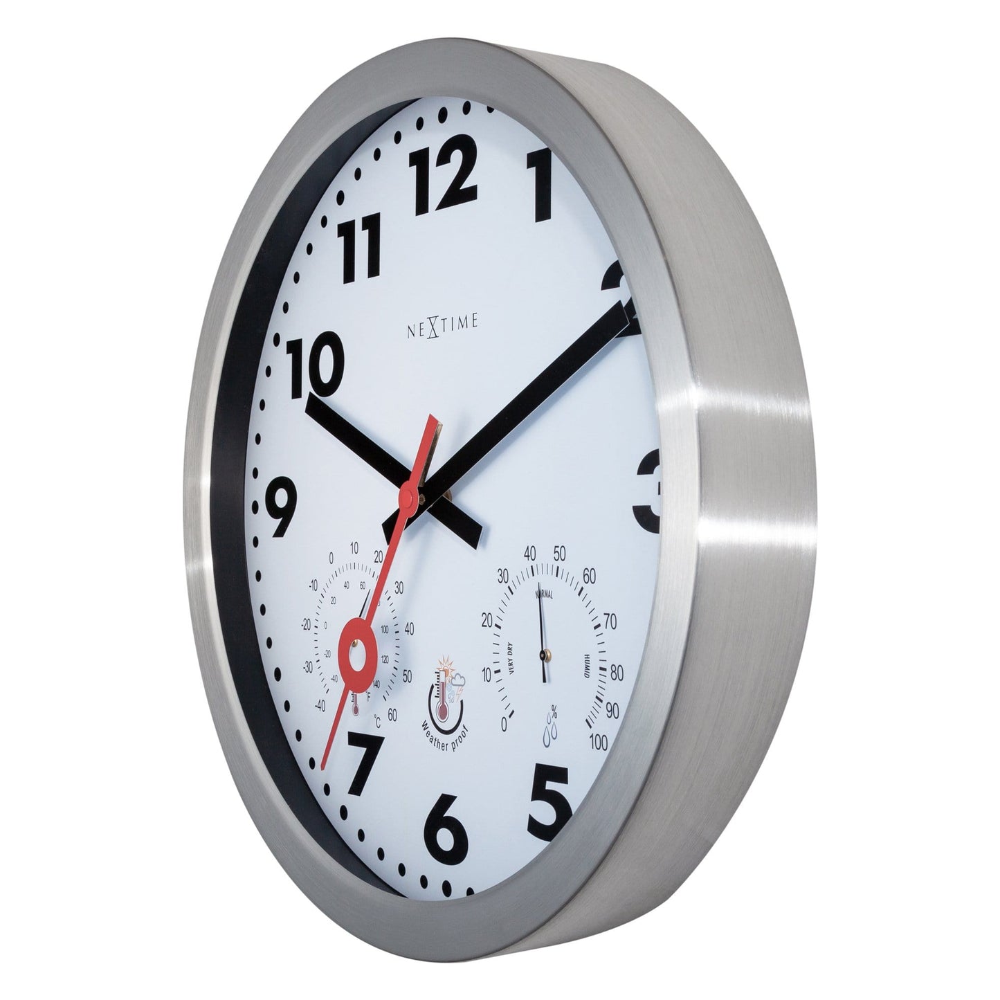 NeXtime Clematis - Weerbestendig Weerstation - 35cm Aluminium