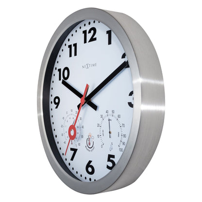 NeXtime Clematis - Weerbestendig Weerstation - 35cm Aluminium