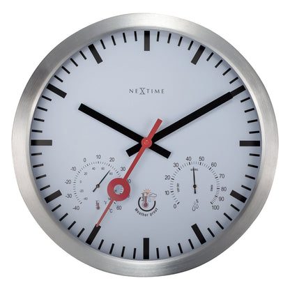 NeXtime Clematis - Weerbestendig Weerstation - 35cm Aluminium