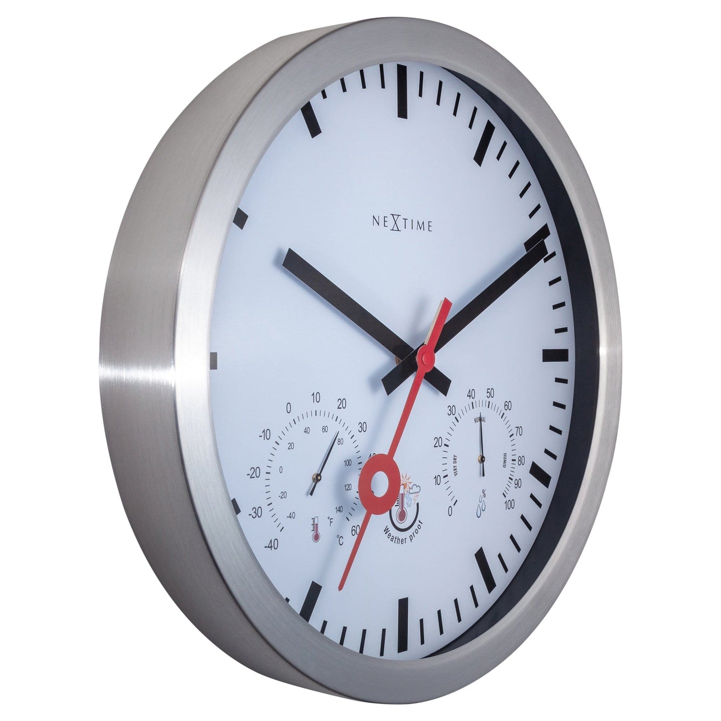 NeXtime Clematis - Weerbestendig Weerstation - 35cm Aluminium