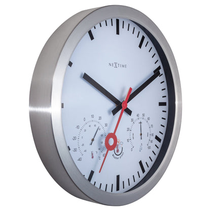 NeXtime Clematis - Weerbestendig Weerstation - 35cm Aluminium