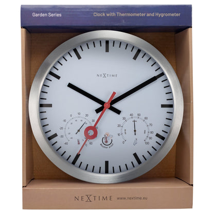 NeXtime Clematis - Weerbestendig Weerstation - 35cm Aluminium