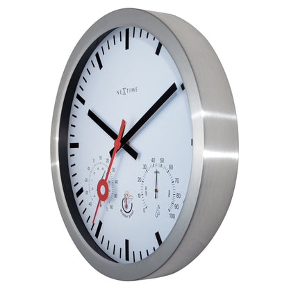 NeXtime Clematis - Weerbestendig Weerstation - 35cm Aluminium