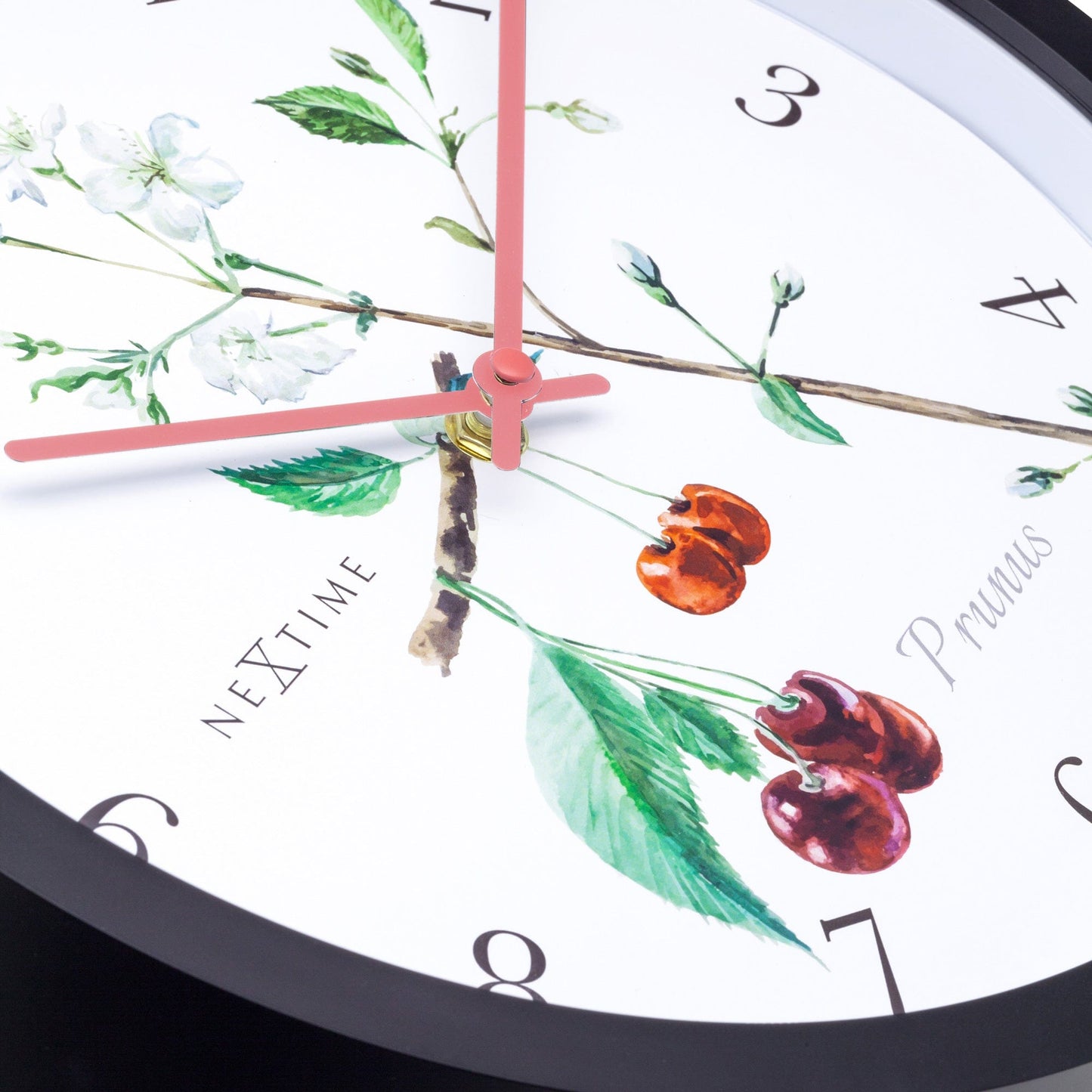 NeXtime Prunus - Weerbestendige wandklok met kersenbloesem - 30,5 cm