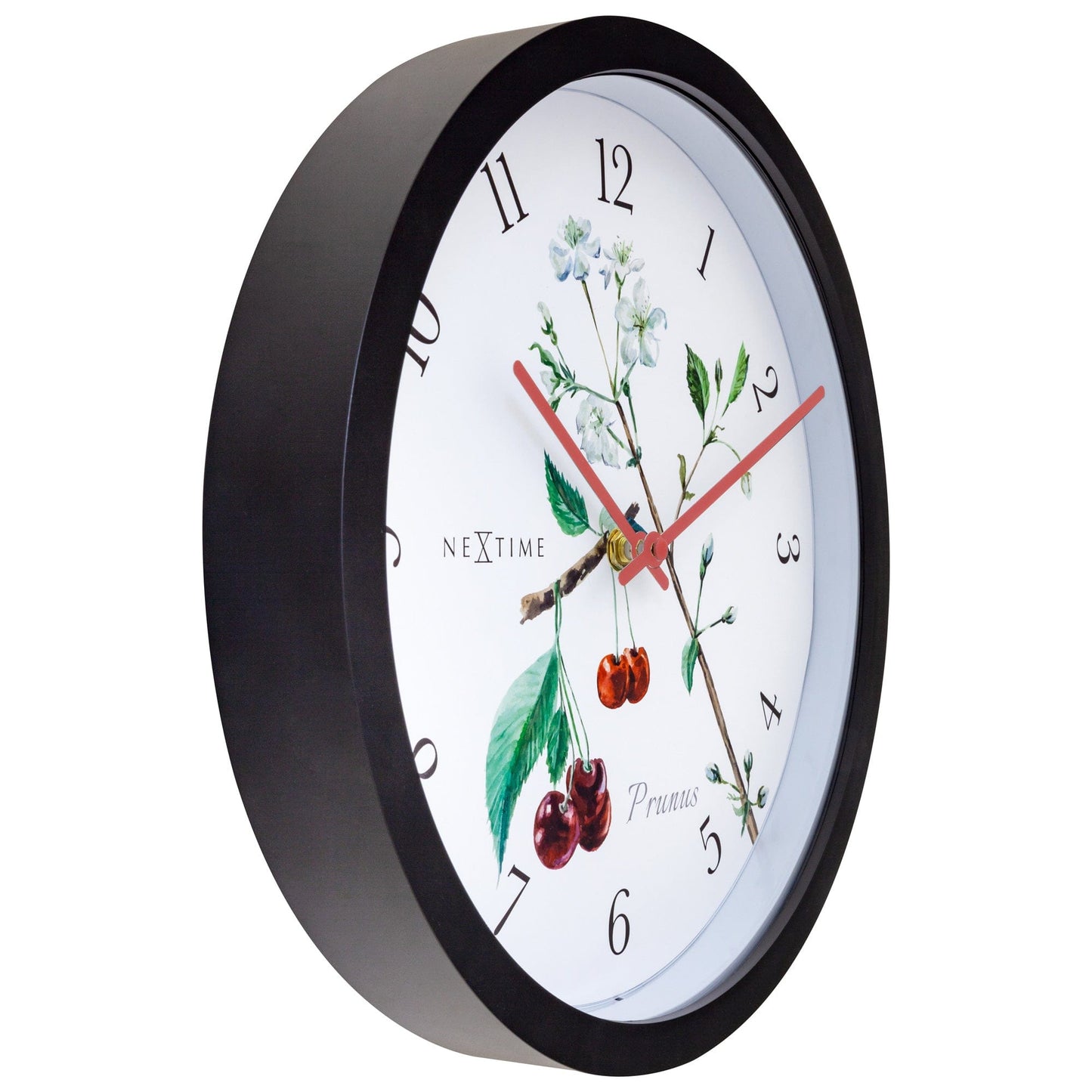 NeXtime Prunus - Weerbestendige wandklok met kersenbloesem - 30,5 cm