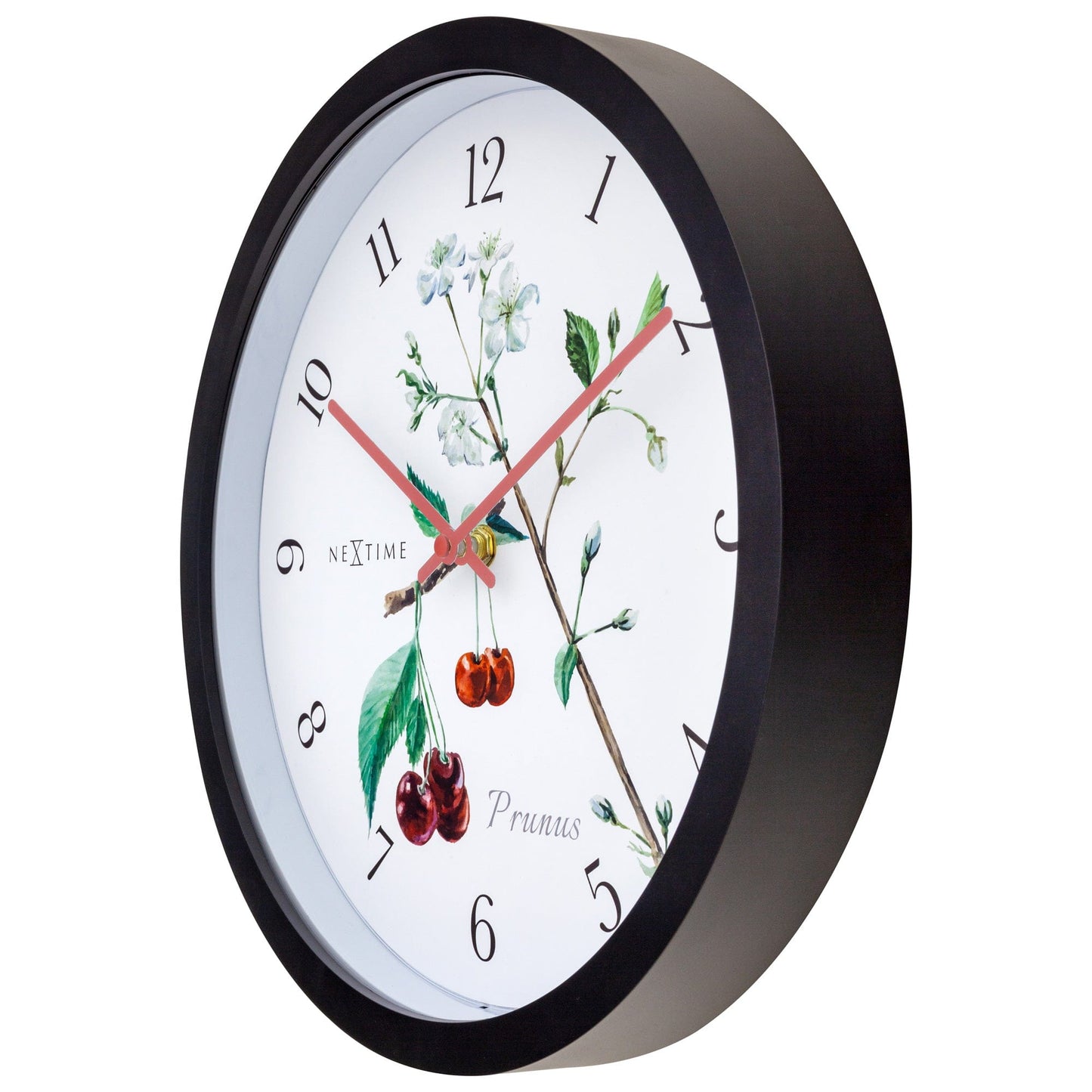 NeXtime Prunus - Weerbestendige wandklok met kersenbloesem - 30,5 cm