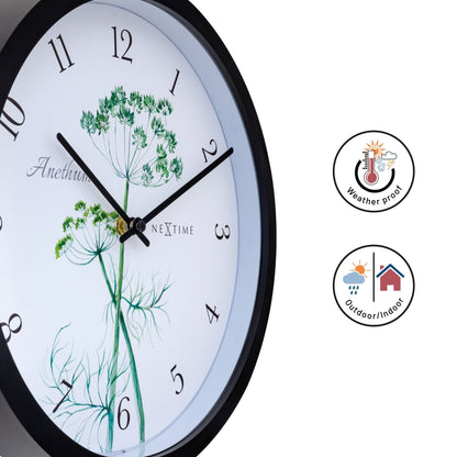 NeXtime Anethium - Weerbestendige Wandklok - 30,5 cm