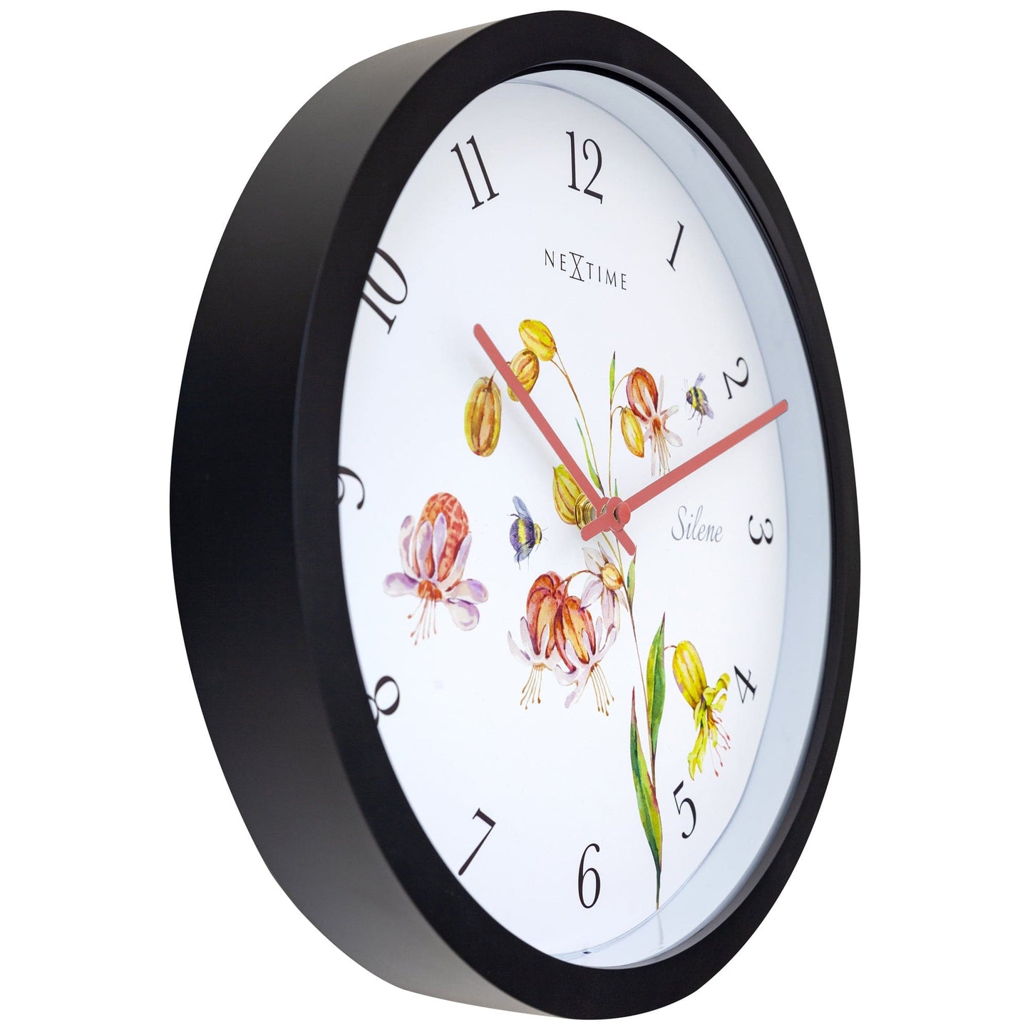 NeXtime Silene - Weerbestendige Buitenklok - Botanisch Design