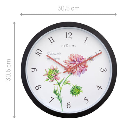NeXtime Knautia - Weerbestendige buitenklok - 30.5 cm