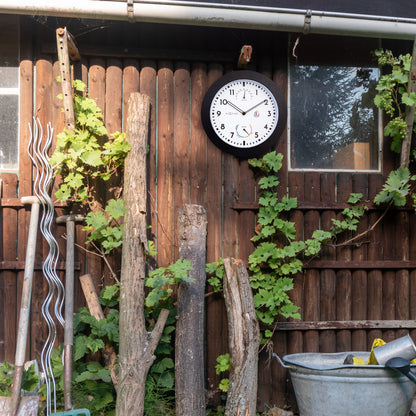 NeXtime Daisy - Weerstation en wandklok - 25,5 cm