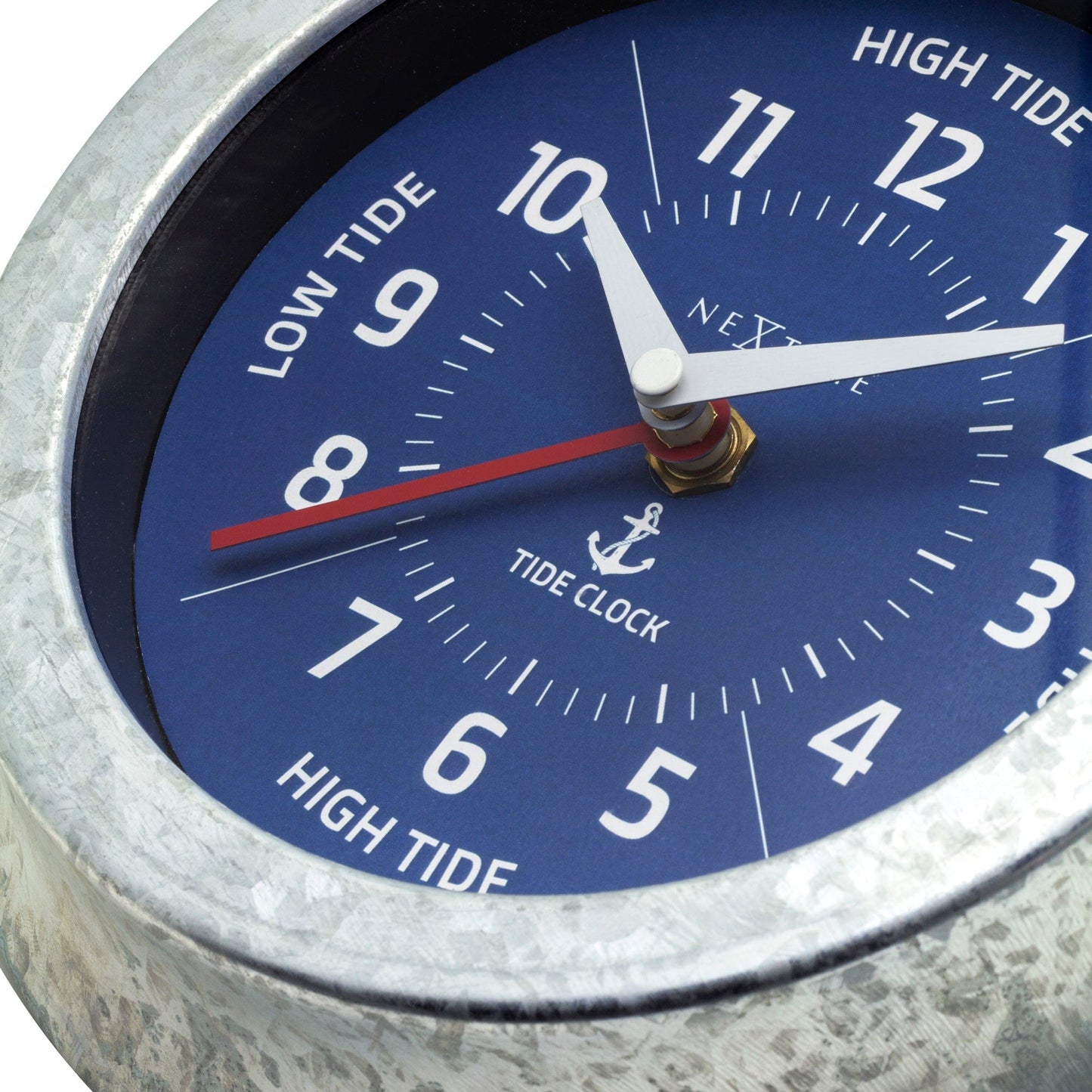 NeXtime Tide Wandklok - Getijdenindicatie - 22cm Zilver/Blauw