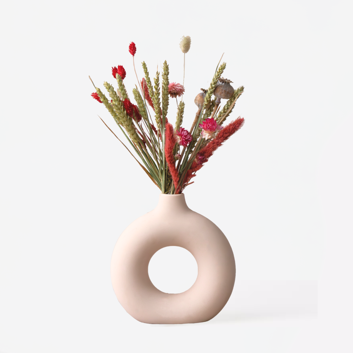 Boeket 'Pink Cocktail' - Droogbloemen