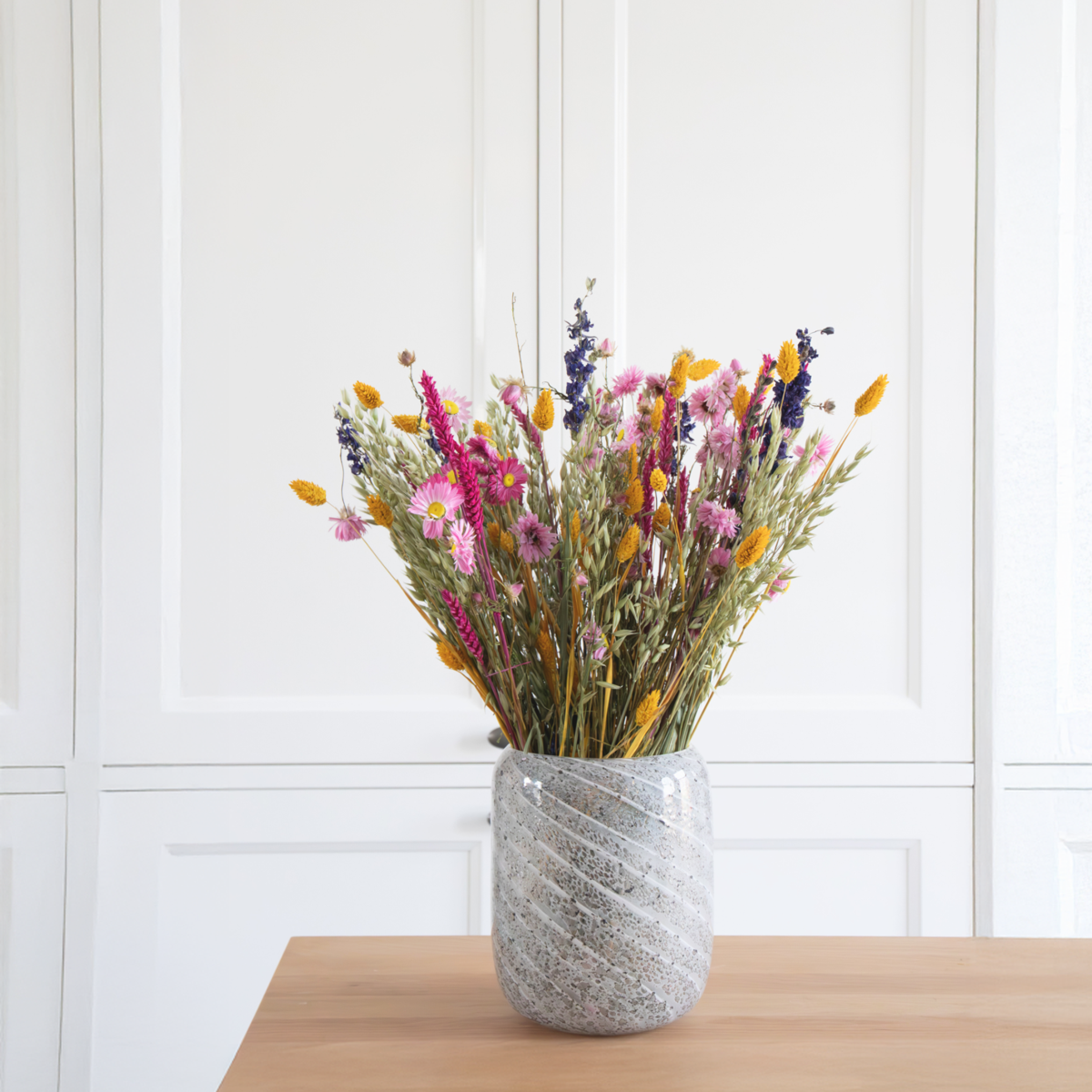 Boeket 'Trendy Vibrant' - Droogbloemen