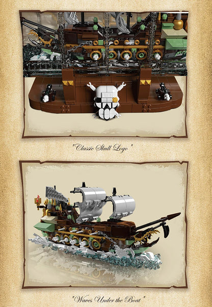 Comnox - Mould King - Schip in een Fles Bouwset - 2499 Stukjes - LEGO Compatible - Decoratieve Display