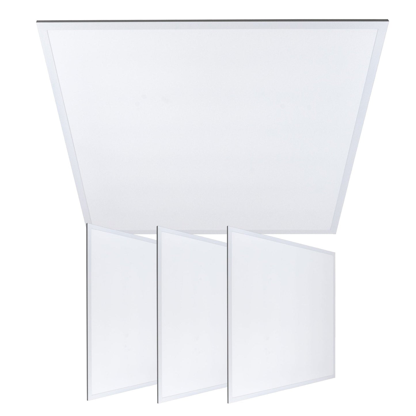 4PACK LED's Light Panelen vierkant 595x595mm - Compleet universeel paneel met driver - 40W - 4 stuks
