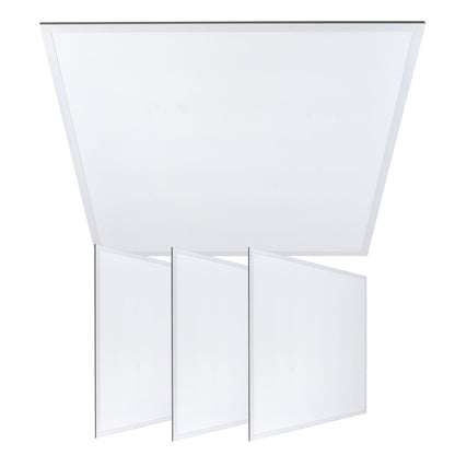 4PACK LED's Light Panelen vierkant 595x595mm - Compleet universeel paneel met driver - 40W - 4 stuks