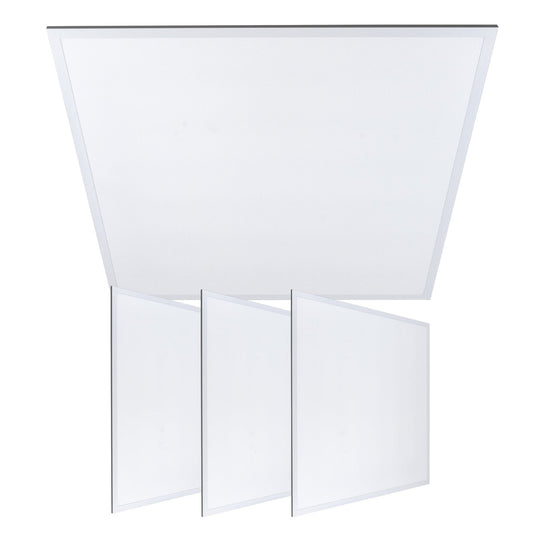 4PACK LED's Light Panelen vierkant 595x595mm - Compleet universeel paneel met driver - 40W - 4 stuks