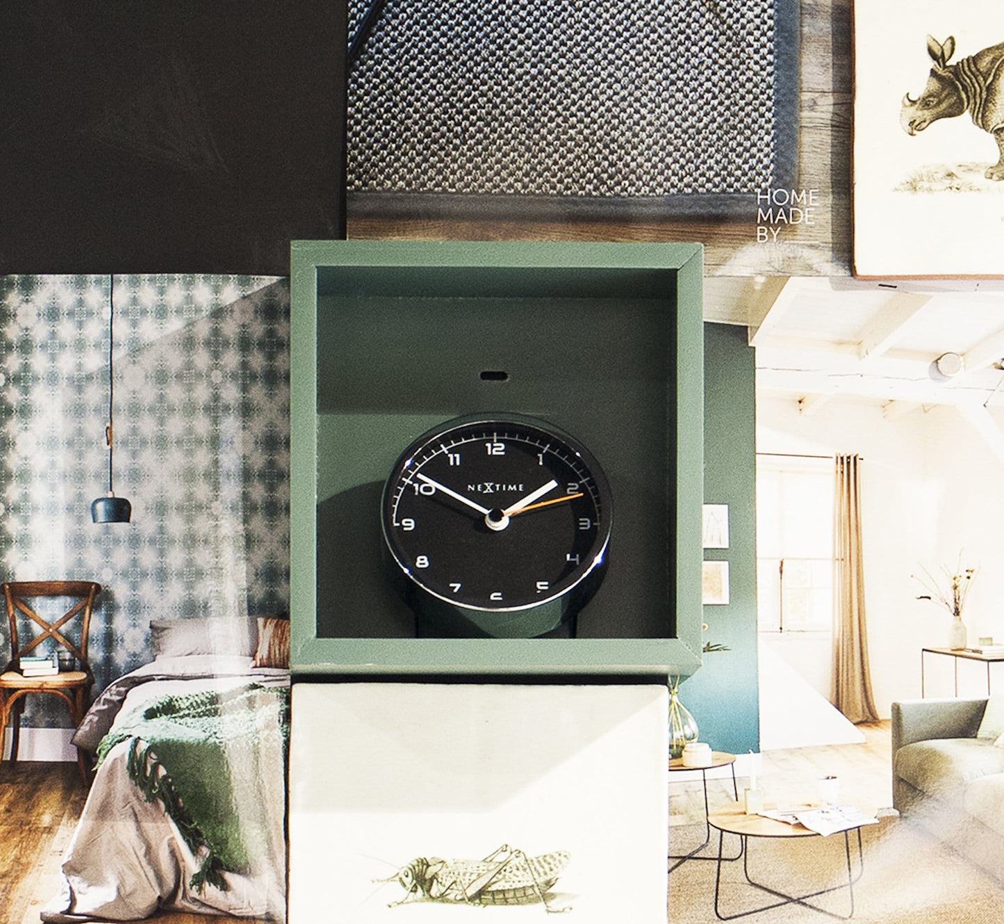 NeXtime Company Alarm - Stil en modern design - Metaal