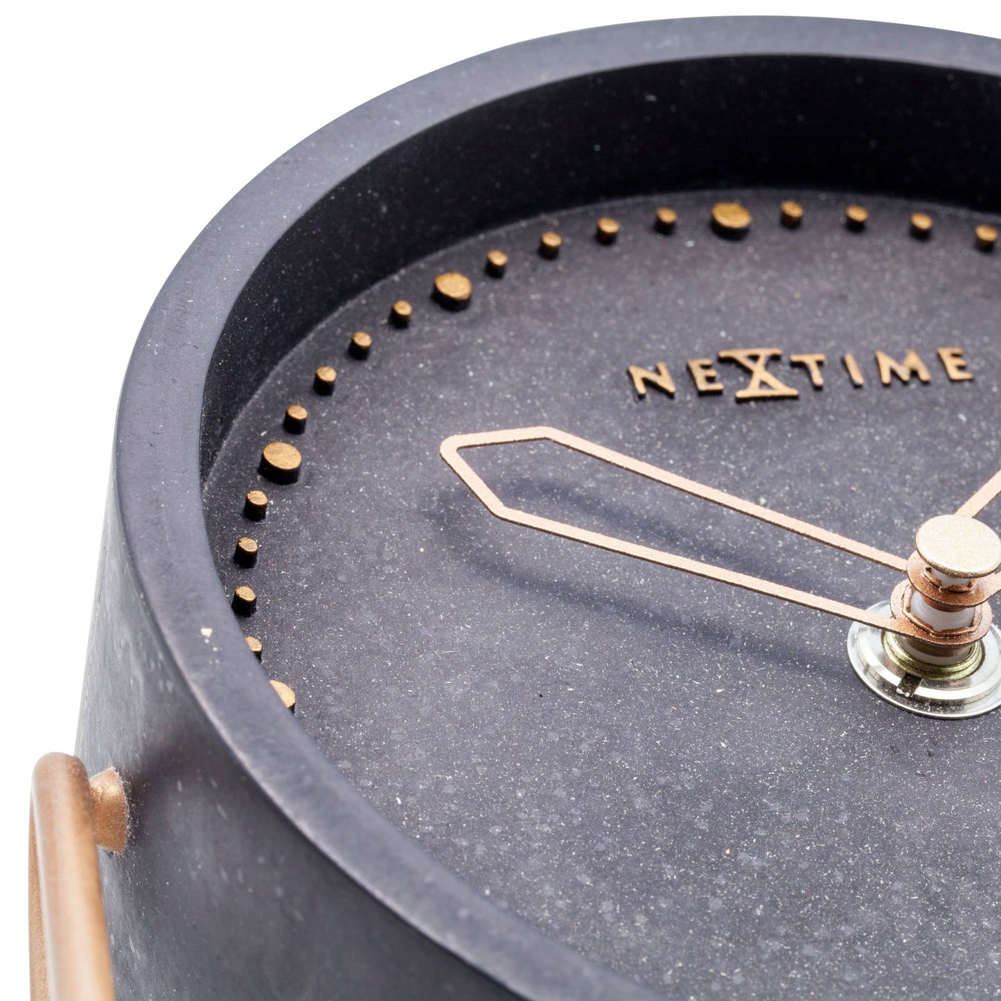NeXtime Cross Table - Stijlvolle tafelklok met silent movement - 17.5 x 15.5 cm