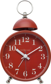 NeXtime Single Bell - Luid alarm met stil uurwerk - Metaal