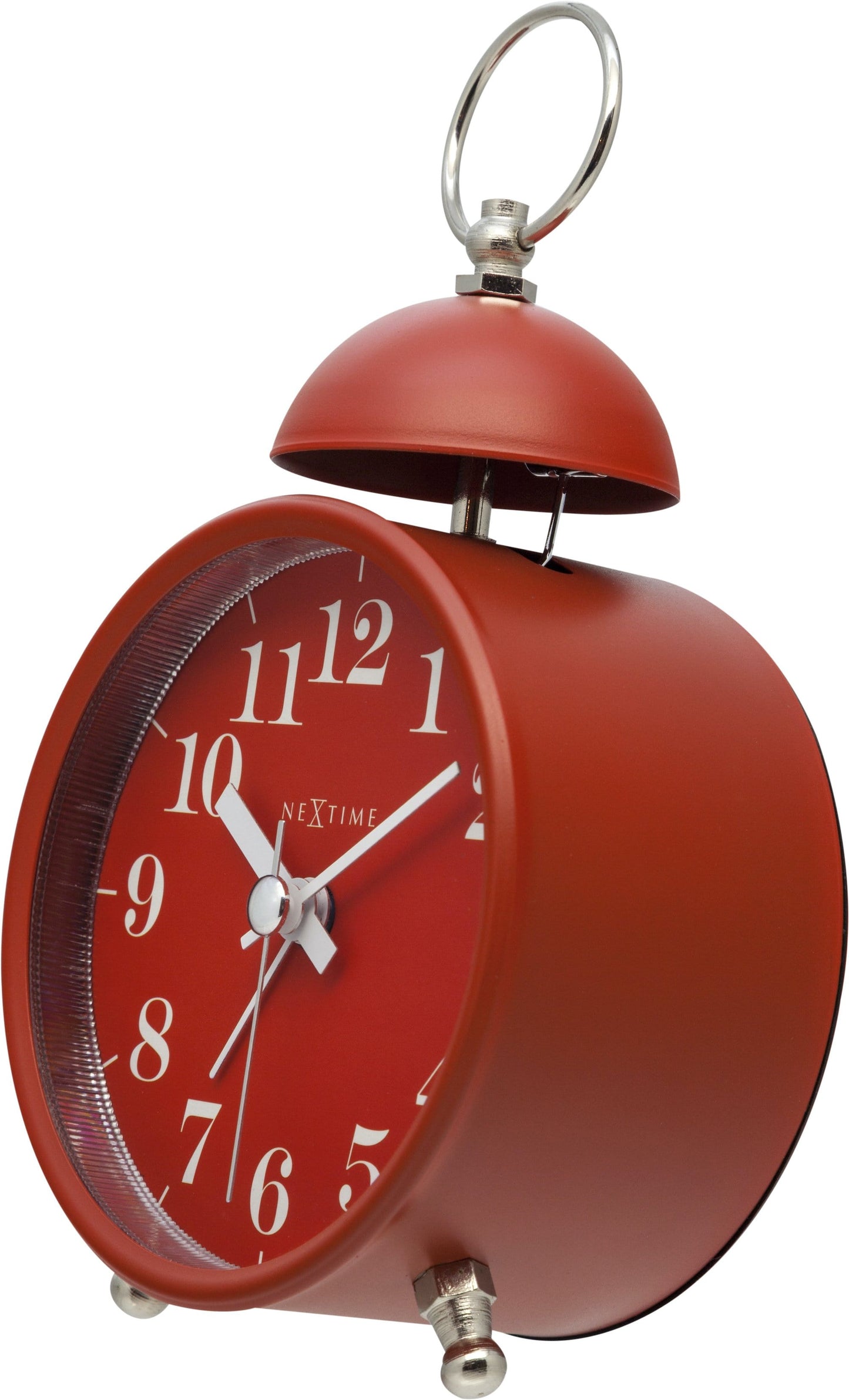 NeXtime Single Bell - Luid alarm met stil uurwerk - Metaal