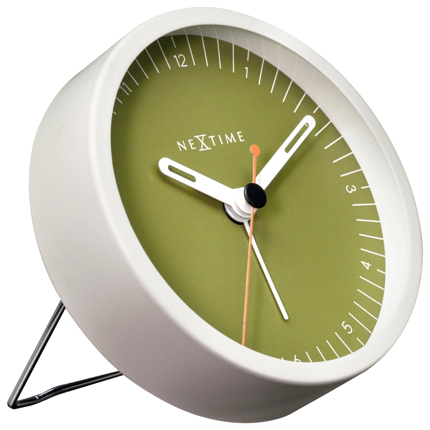Comnox - Small Table Alarm Clock - Tijdloos Design - Stil en Licht - 9x9x7,5cm - Koperkleurig - Minimalist