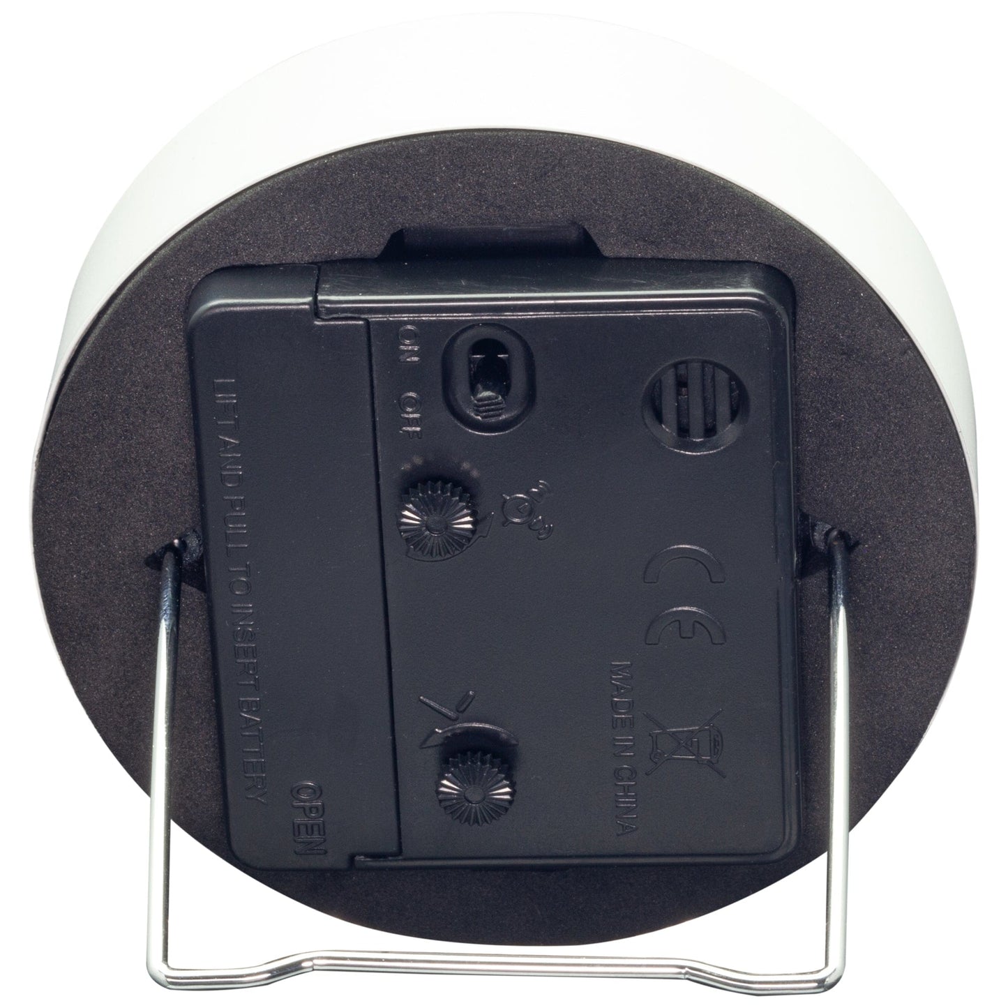 Comnox - Small Table Alarm Clock - Tijdloos Design - Stil en Licht - 9x9x7,5cm - Koperkleurig - Minimalist