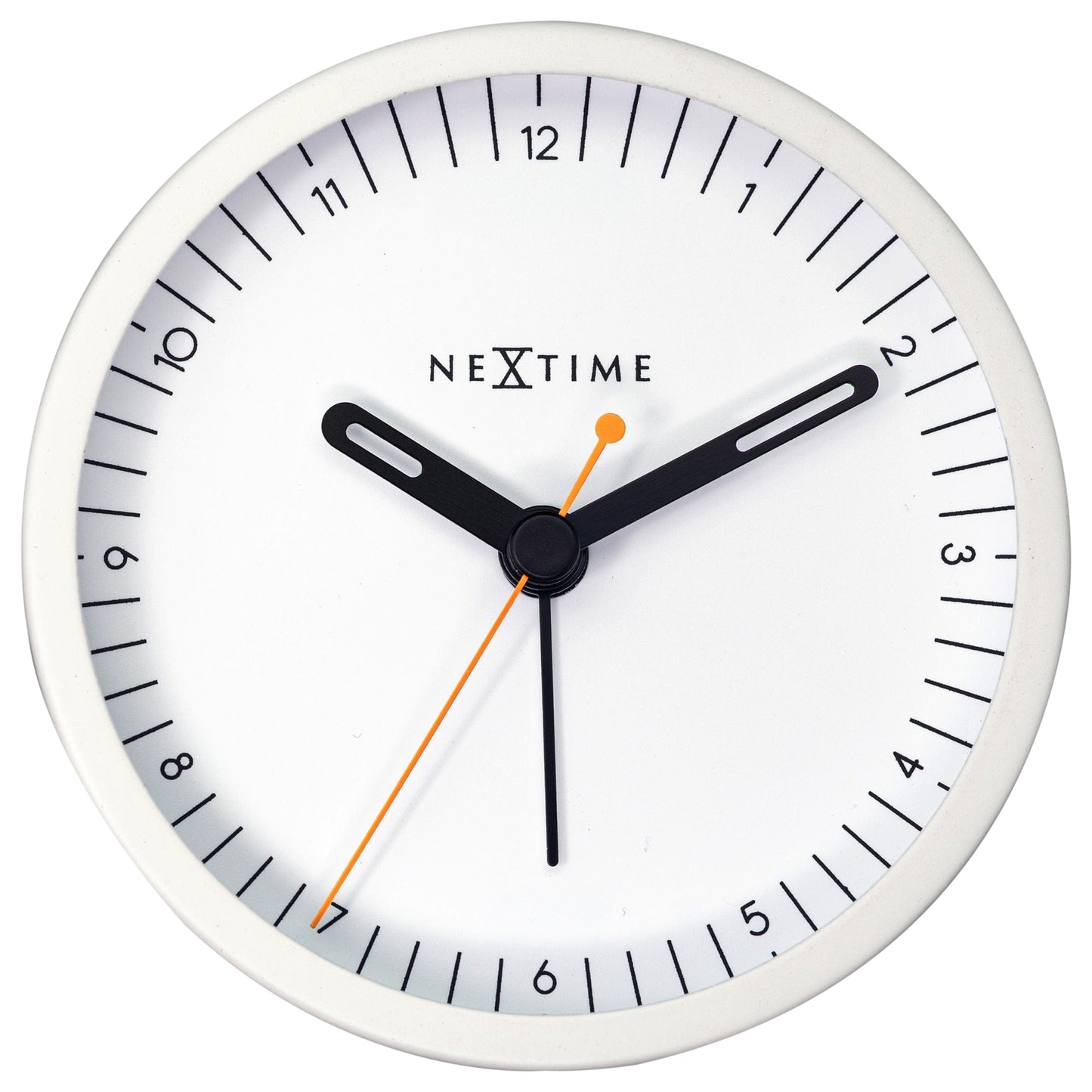 Comnox - Small Table Alarm Clock - Tijdloos Design - Stil en Licht - 9x9x7,5cm - Koperkleurig - Minimalist