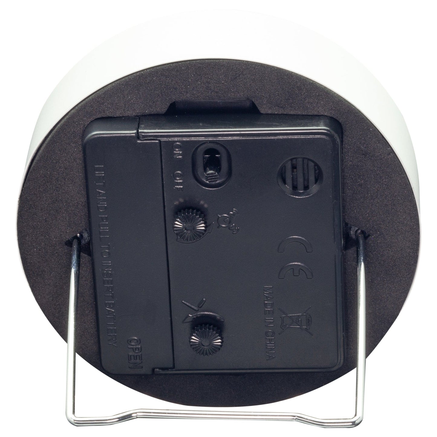 Comnox - Small Table Alarm Clock - Tijdloos Design - Stil en Licht - 9x9x7,5cm - Koperkleurig - Minimalist