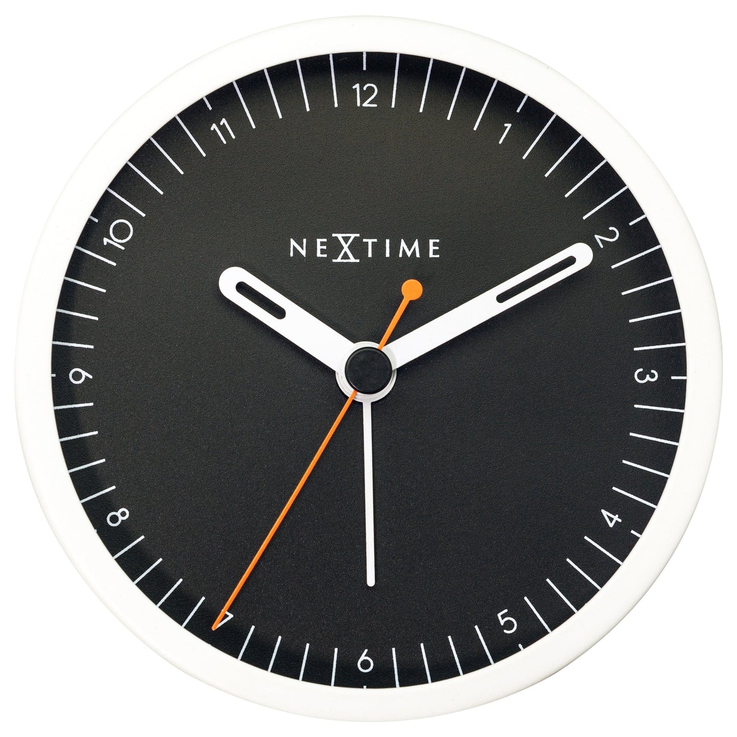 NeXtime Small Tafelwekker - Stille werking met lichtfunctie - Metaal
