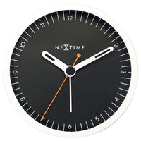 NeXtime Small Tafelwekker - Stille werking met lichtfunctie - Metaal