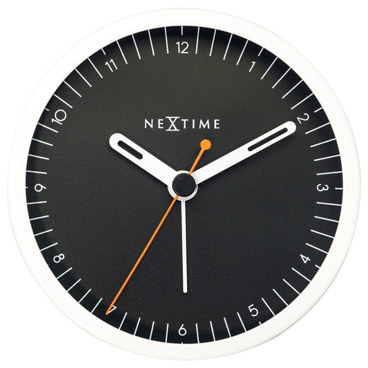 Comnox - NeXtime Small Tafelwekker - Stille werking met lichtfunctie - Metaal