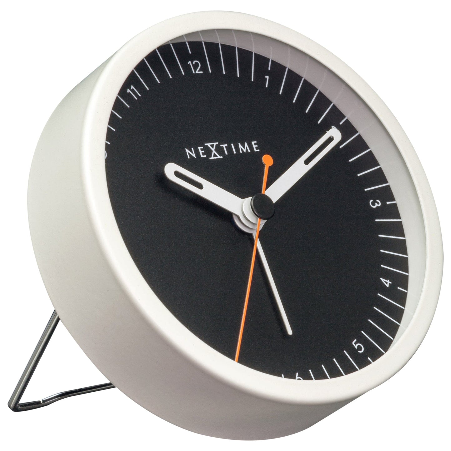 NeXtime Small Tafelwekker - Stille werking met lichtfunctie - Metaal
