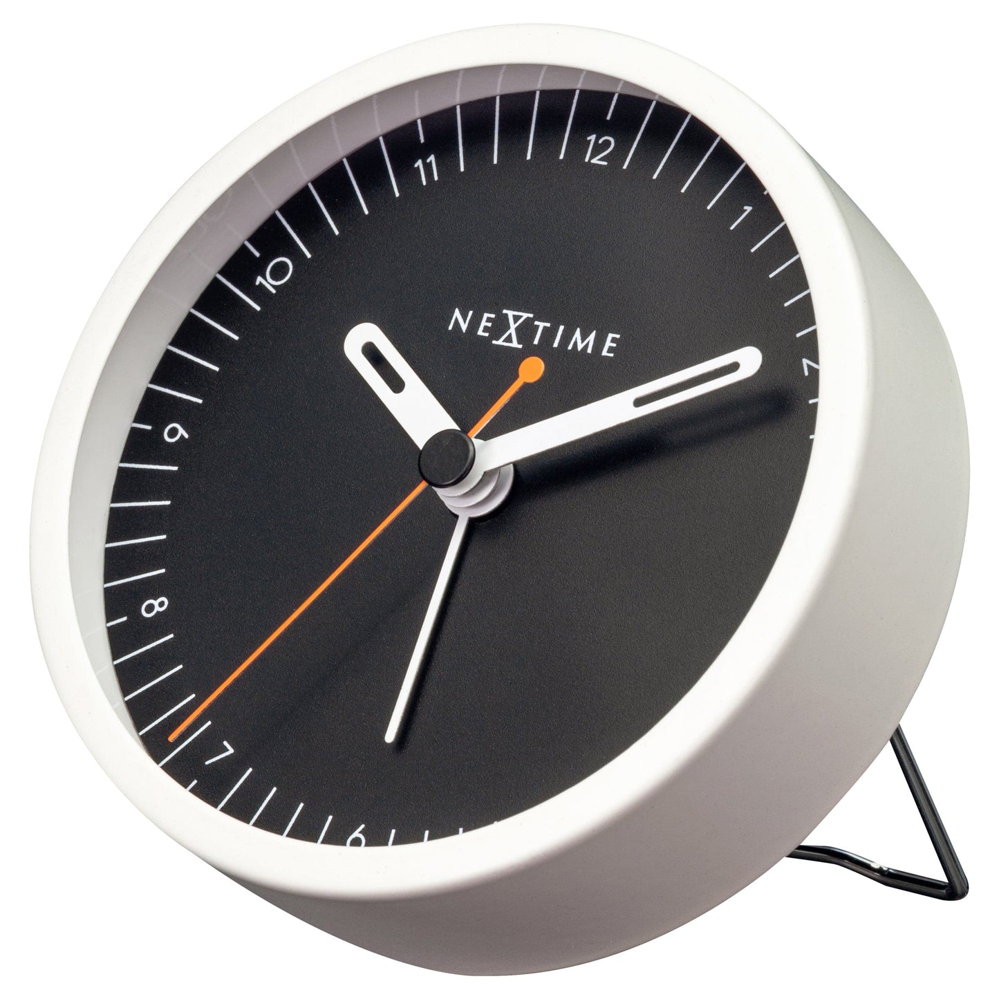 NeXtime Small Tafelwekker - Stille werking met lichtfunctie - Metaal