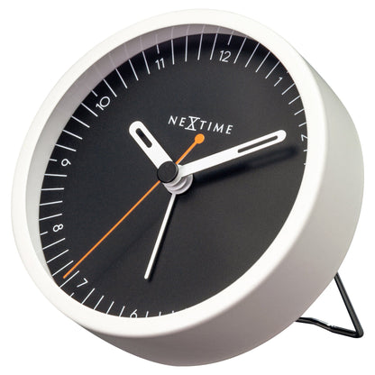 NeXtime Small Tafelwekker - Stille werking met lichtfunctie - Metaal
