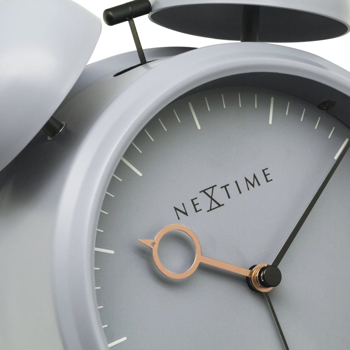 NeXtime Golden Hour - Stille Tafelwekker met Nachtlicht - Metaal