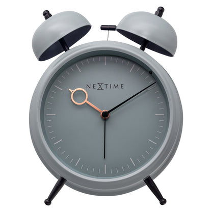 NeXtime Golden Hour - Stille Tafelwekker met Nachtlicht - Metaal