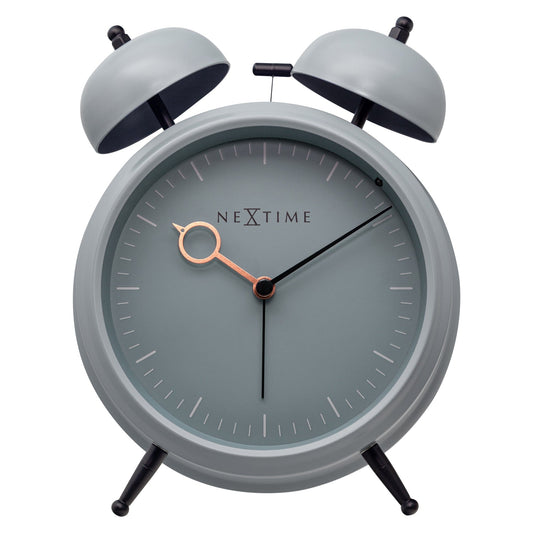 Comnox - NeXtime Golden Hour - Stille Tafelwekker met Nachtlicht - Metaal