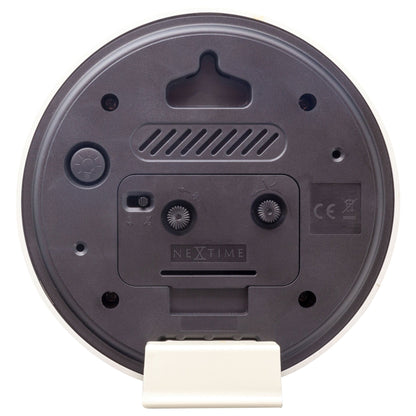 Kleurrijke alpaca wandklok met cactus en bergen