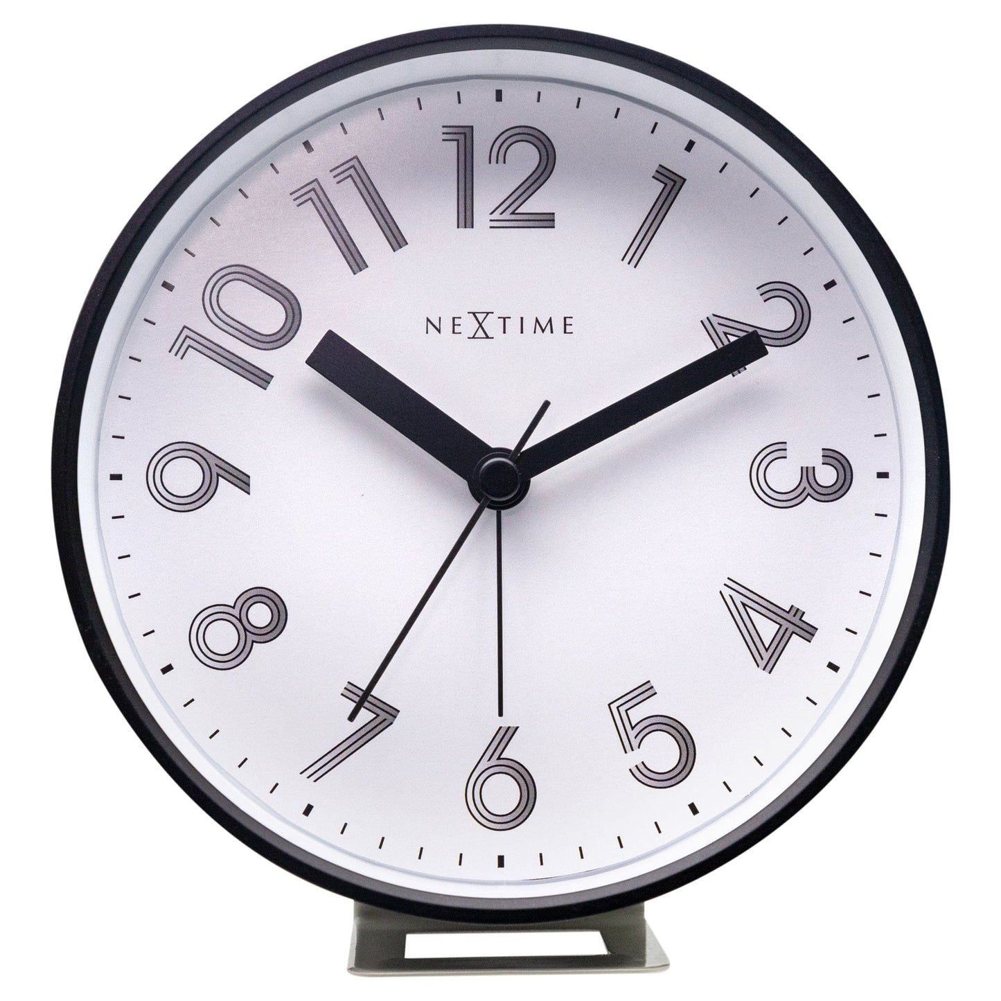 NeXtime Reflect - Stille alarmklok met nachtlicht - 12.5x13x5.5cm