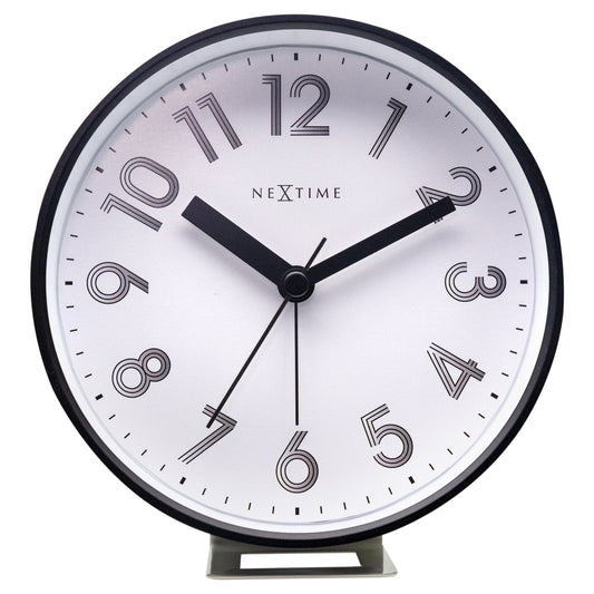 Comnox - NeXtime Reflect - Stille alarmklok met nachtlicht - 12.5x13x5.5cm