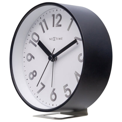 NeXtime Reflect - Stille alarmklok met nachtlicht - 12.5x13x5.5cm