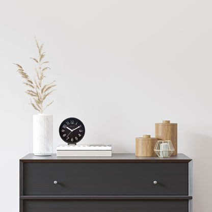 NeXtime Reflect - Stille alarmklok met nachtlicht - 12.5x13x5.5cm