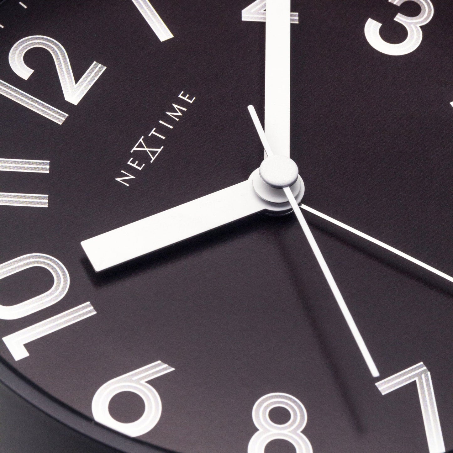 NeXtime Reflect - Stille alarmklok met nachtlicht - 12.5x13x5.5cm